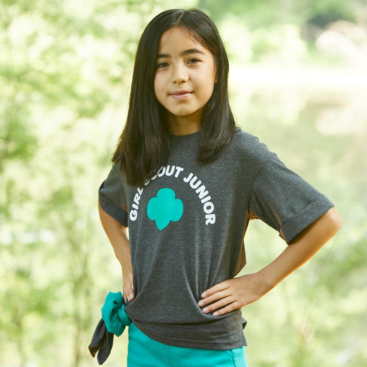 Junior Oversized T-Shirt and Scrunchie | Girl Scout Shop