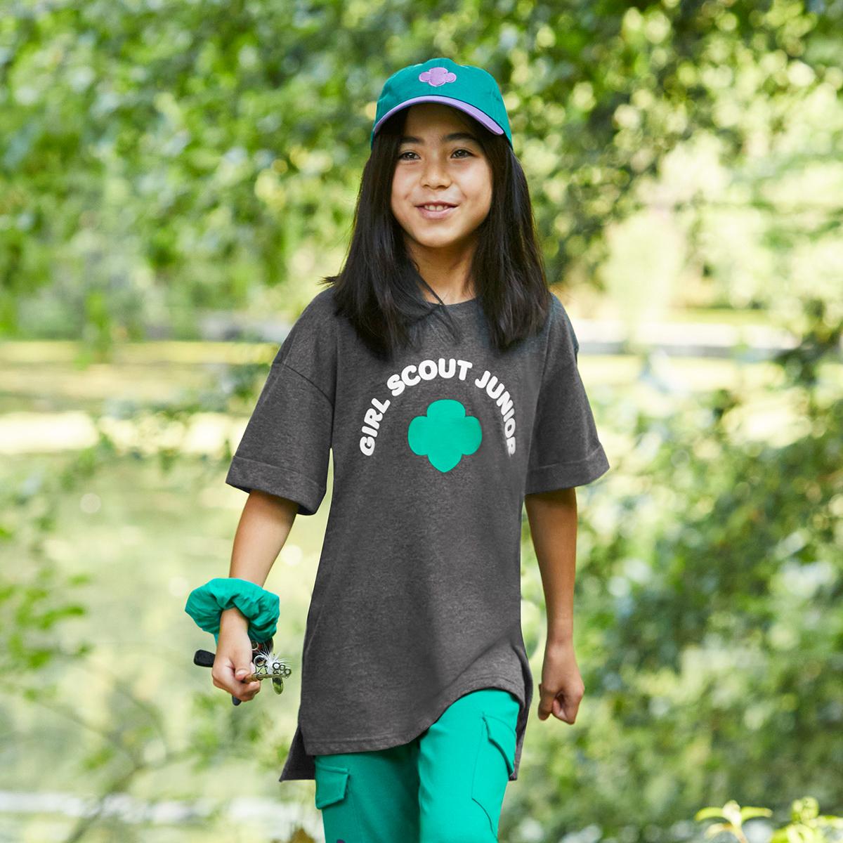 Junior Oversized T-Shirt and Scrunchie | Girl Scout Shop