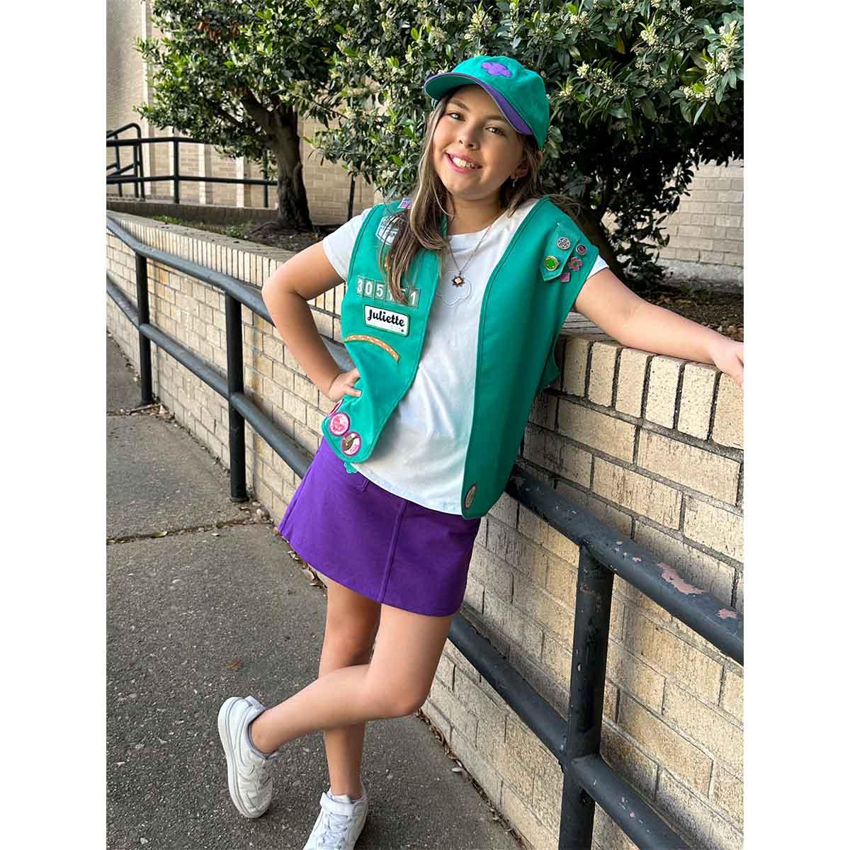 ★lalafox★CARGO SHORT SKIRT★Purple★韓国★大人気★ THLAI 2024 Women High Waisted Mini Denim Cargo Skirt Trendy