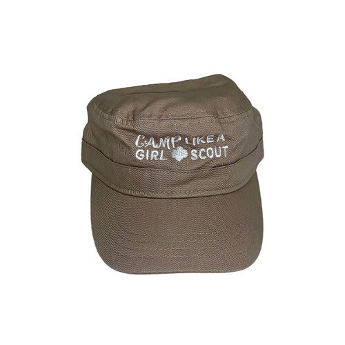 Camp like a Girl Scout Khaki Cap