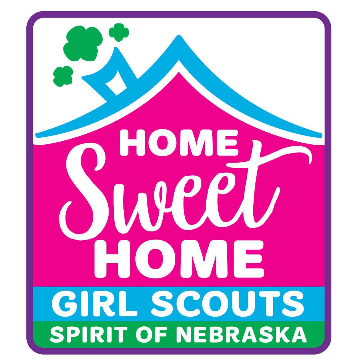 GSSN Home Sweet Home Patch Girl Scout Shop