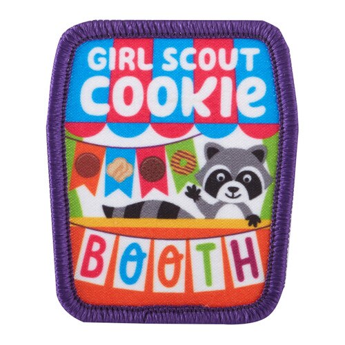 Girl Scout Cookie Booth Sew-On Patch Girl Scout Shop