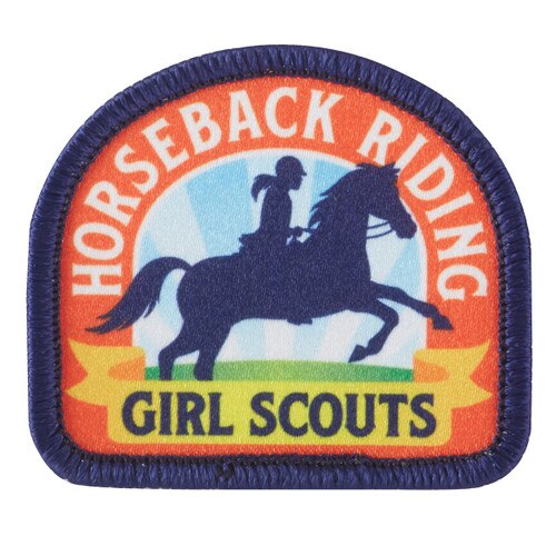 Horseback Riding Sew-On Patch