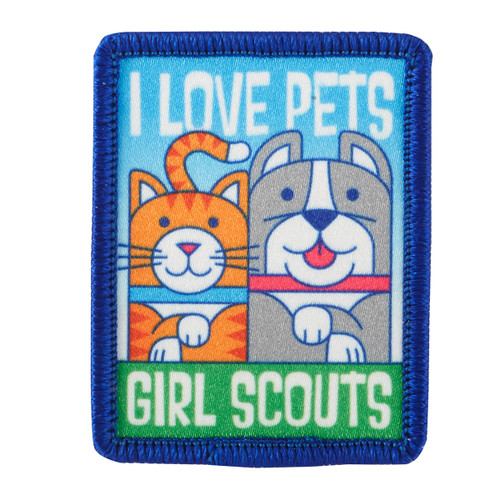 I Love Pets Sew-On Patch