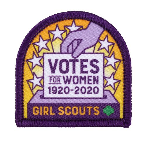 Girl Scout Votes for Women 1920 to 2020 Sew-On Patch