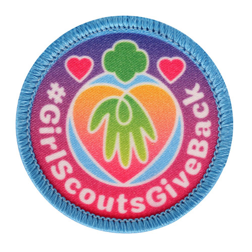 Girl Scouts Give Back Patch