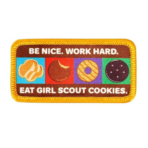 Be Nice Work Hard Eat Cookies Sew-O