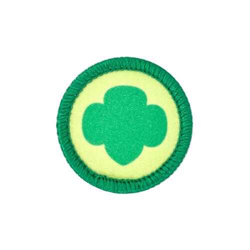 Girl Scout Trefoil Center Sew-On Patch