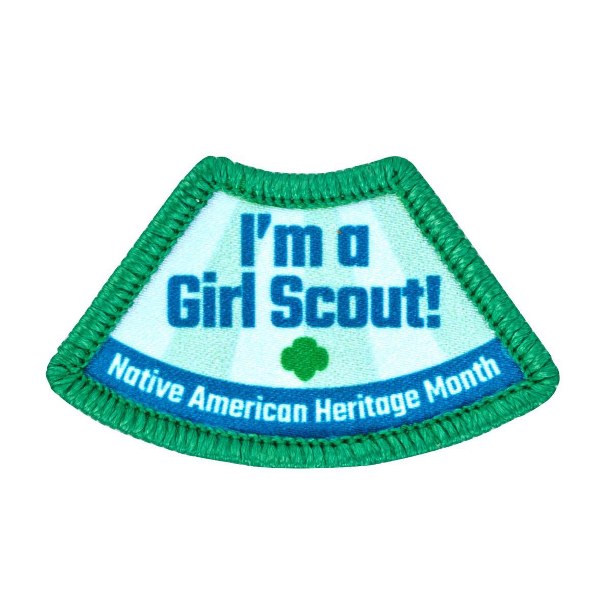 Girl Scout Native American Heritage Month SewOn Patch Girl Scout Shop