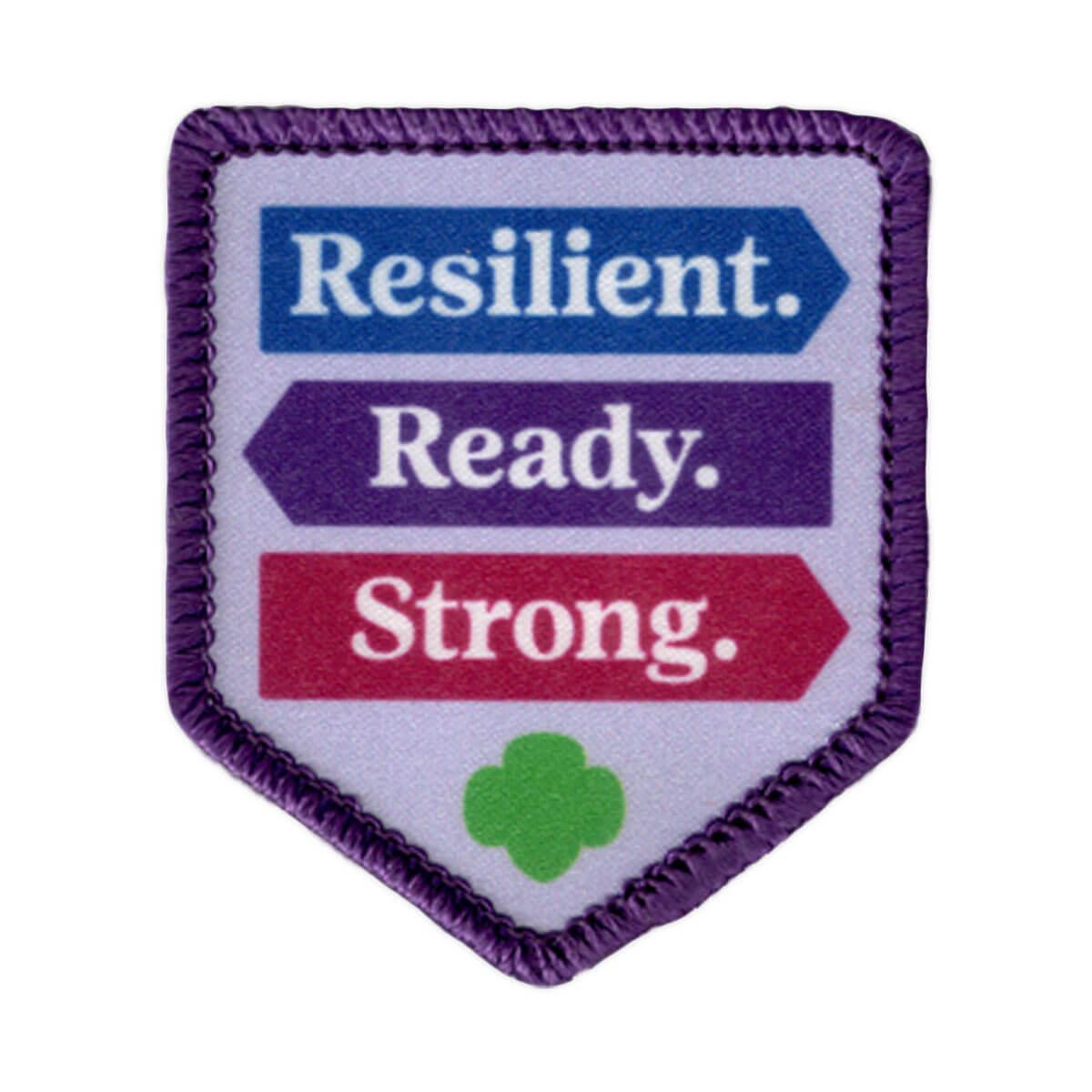 Resilient. Ready. Strong. Sew-On Patch