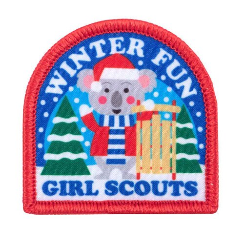 Winter Fun Koala Sew-On Patch