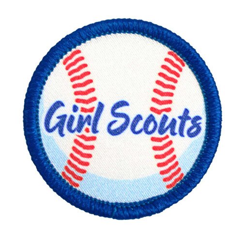 Baseball Sew-On Patch Girl Scout Shop