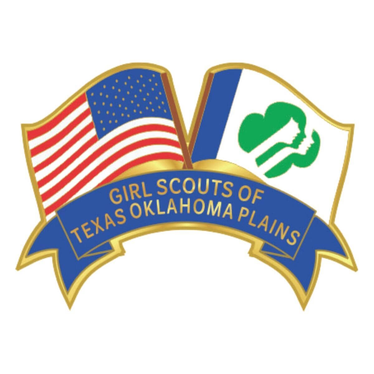 GSTOP Flag Pin Girl Scout Shop