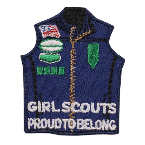 Adult Vest Iron-On Patch