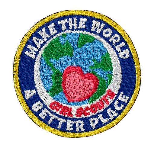 Make the World a Better Place Iron-On Patch