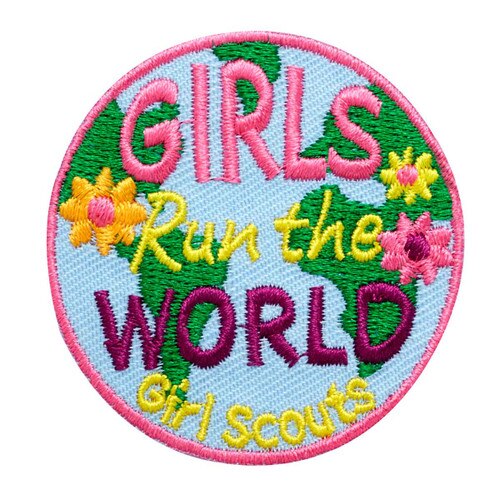 Girls Run the World Iron-On Patch