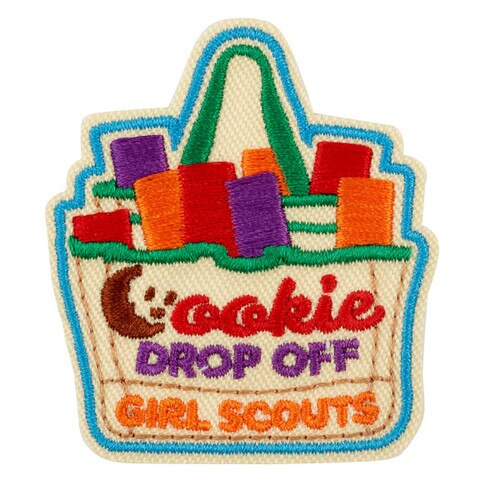 Cookie Drop Off Iron-On Patch