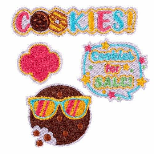 Girl Scout Cookie Sale Mini Patch Set