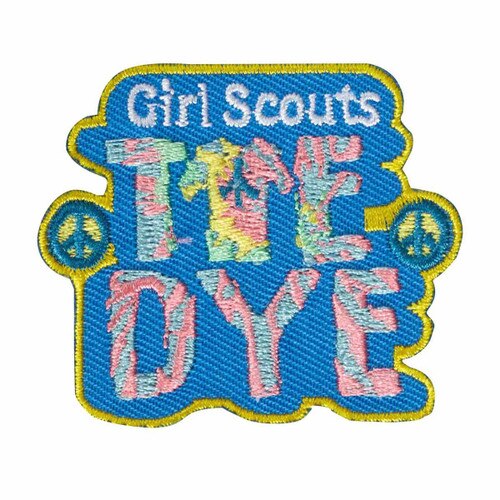 tie dye peace patch