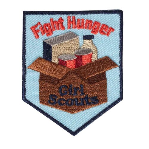 girl scouts fight hunger patch