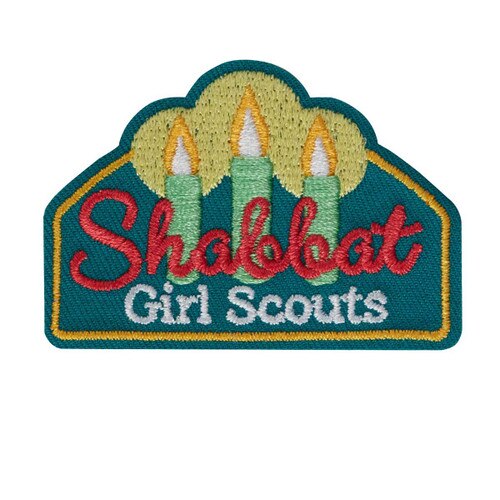 Girl Scout Shabbat Iron-On Patch