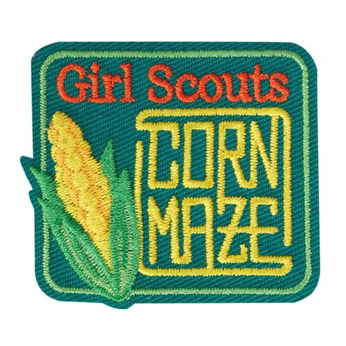Corn Maze Iron-On Patch