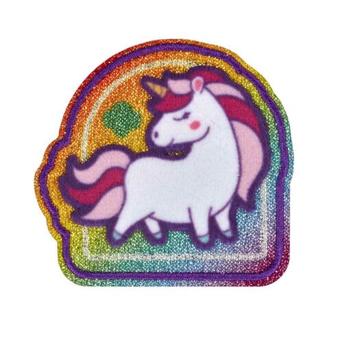 Unicorn Glitter Iron-On Patch