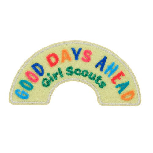 good days ahead iron on patch