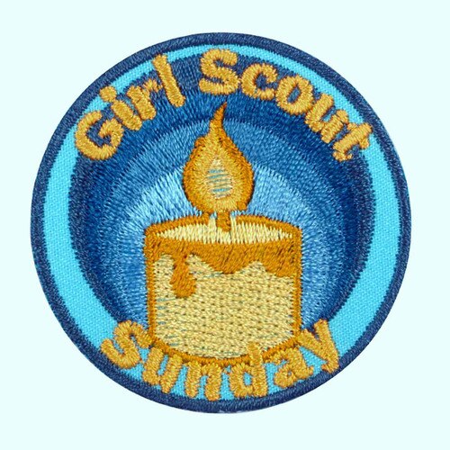 Girl Scout Sunday Iron-On Patch