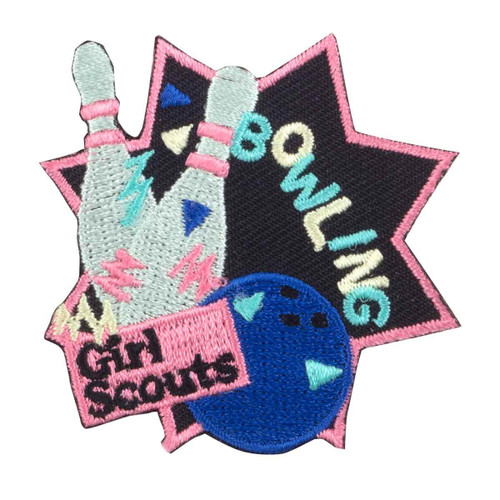 Bowling Pins Iron-On Patch