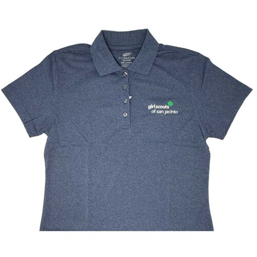 GSSJC Navy Heather Women Polo