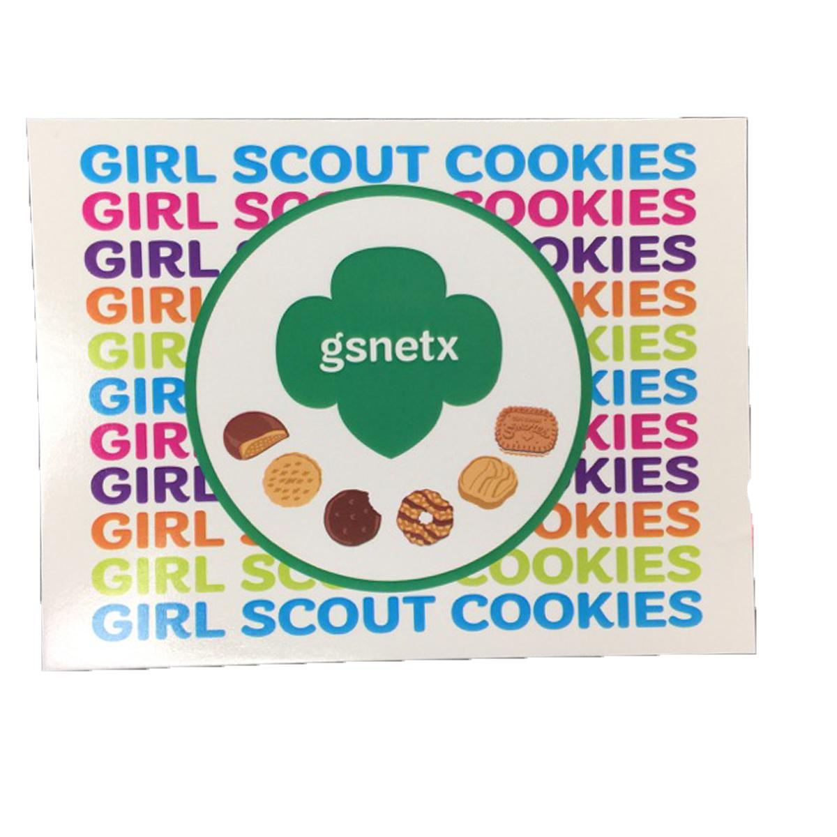 Customizable Cookie Post Card Girl Scout Shop