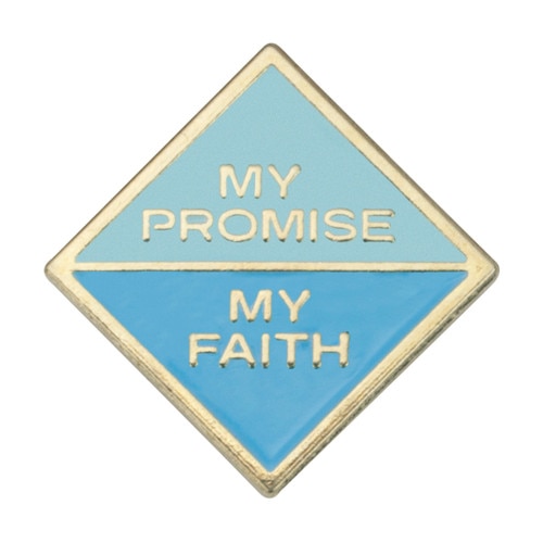 Daisy My Promise, My Faith Pin