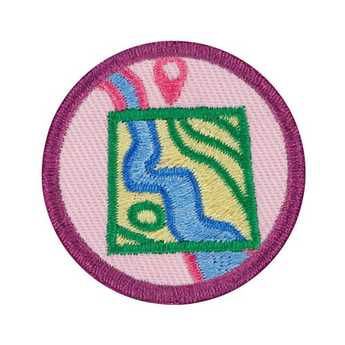 junior design with nature badge