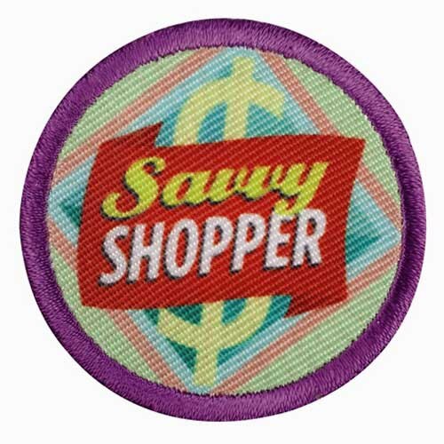 Junior Savvy Shopper Badge