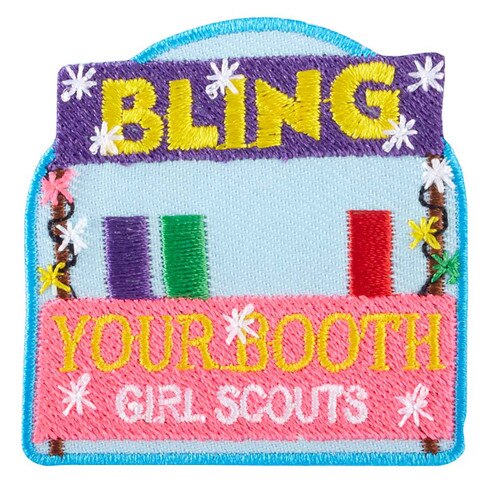 Bling Your Booth Girl Scouts Iron-o
