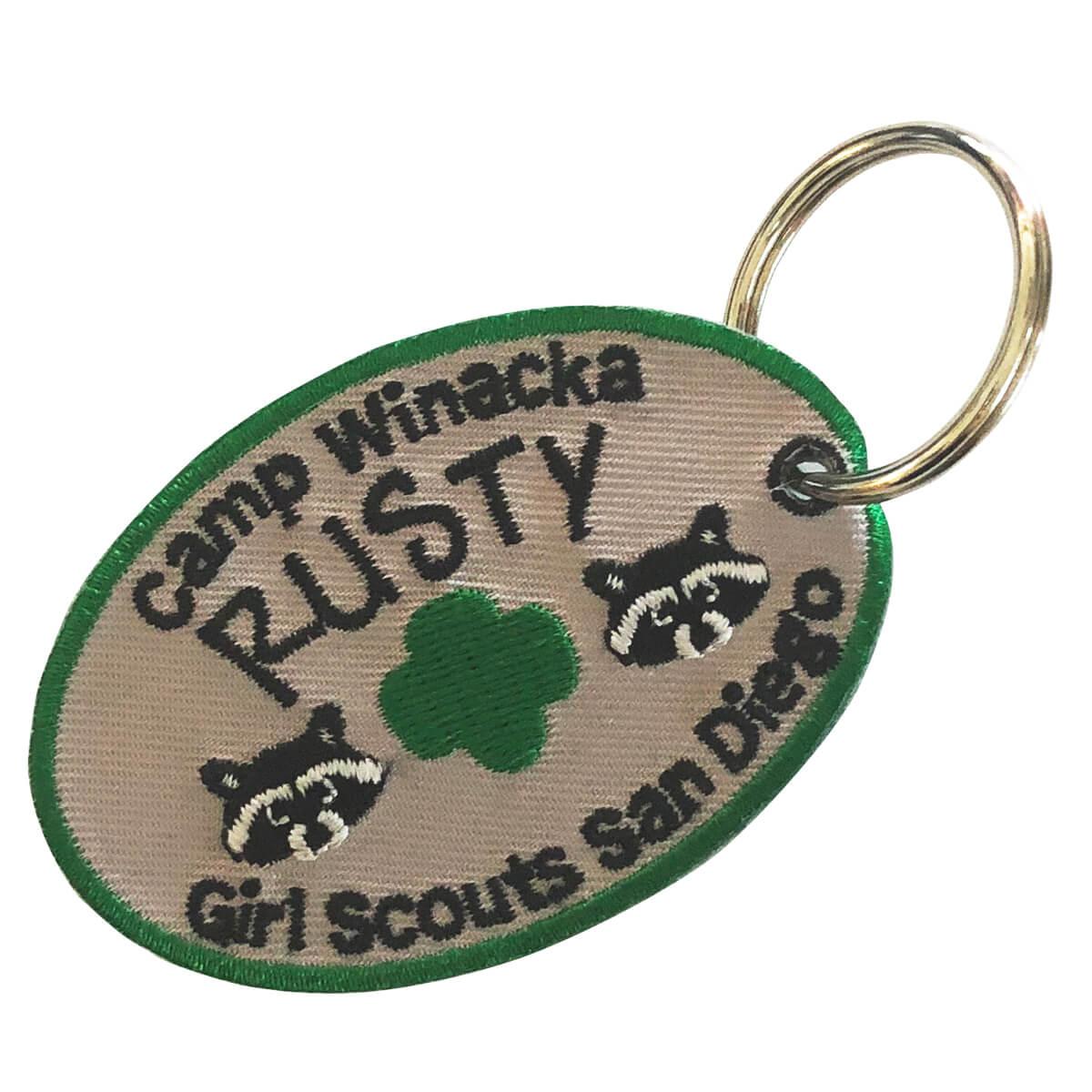 GSSD Keychain Patch Rusty Girl Scout Shop