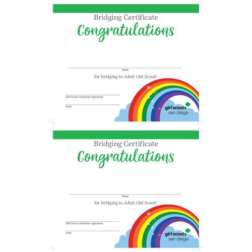 GSSD Bridging Certificates Adult