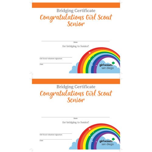GSSD Bridging Certificate Senior