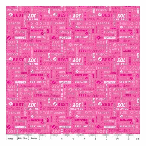 GSHCC Fabric by the Yard Wordle on