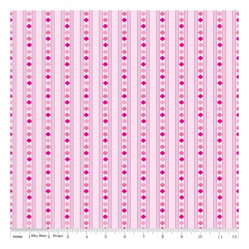 GSHCC Fabric By The Yard Pink Trefo