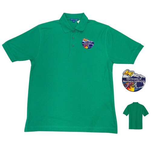 GSNorCal Patch Unisex Green Polo