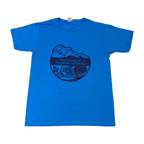 GSNorCal Patch Tee Youth Size - Blu