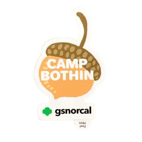 GSNorCal Camp Bothin Vinyl Sticker