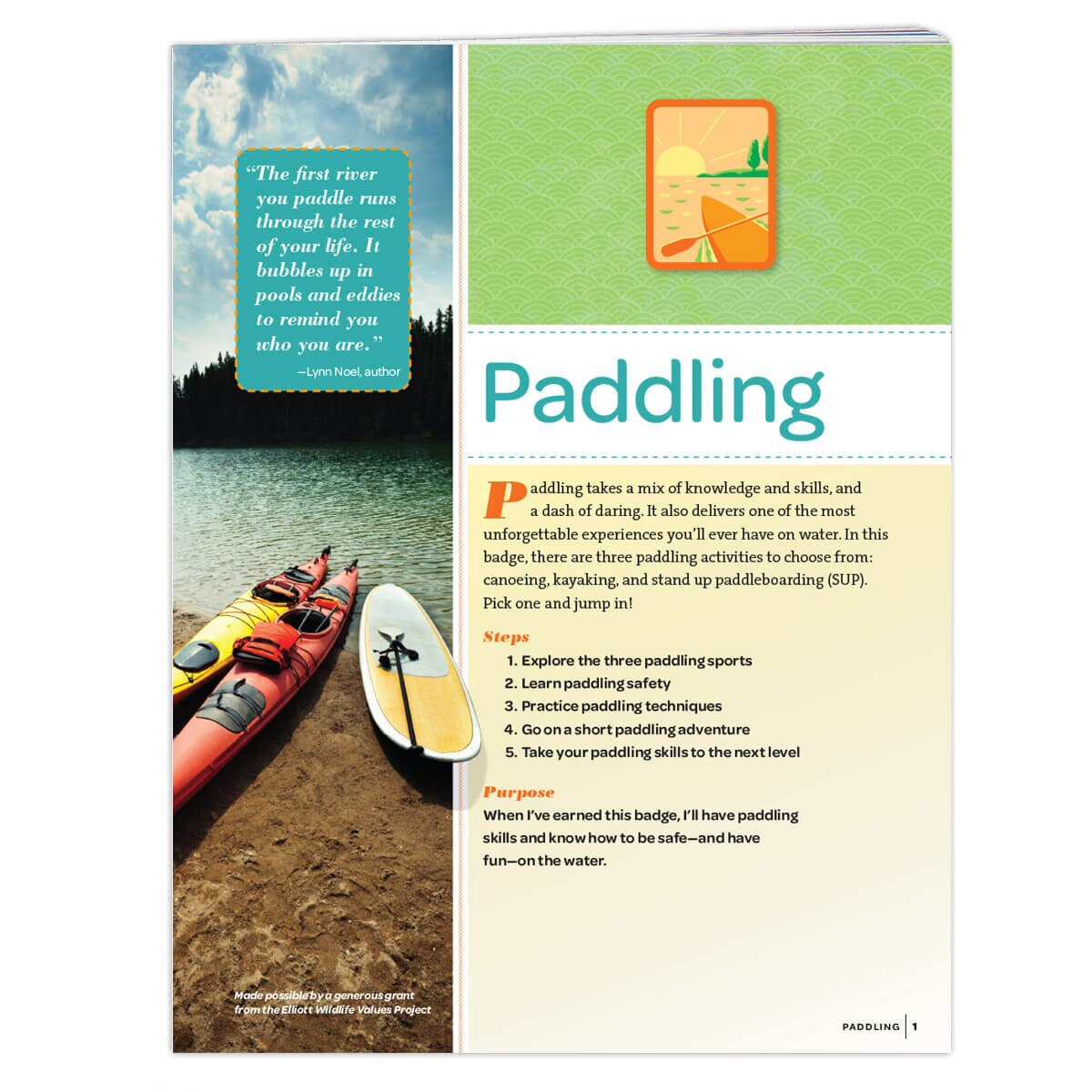 Paddling Badge Requirements