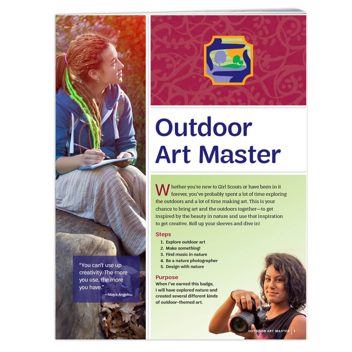 Outdoor Art Master Badge Requirements