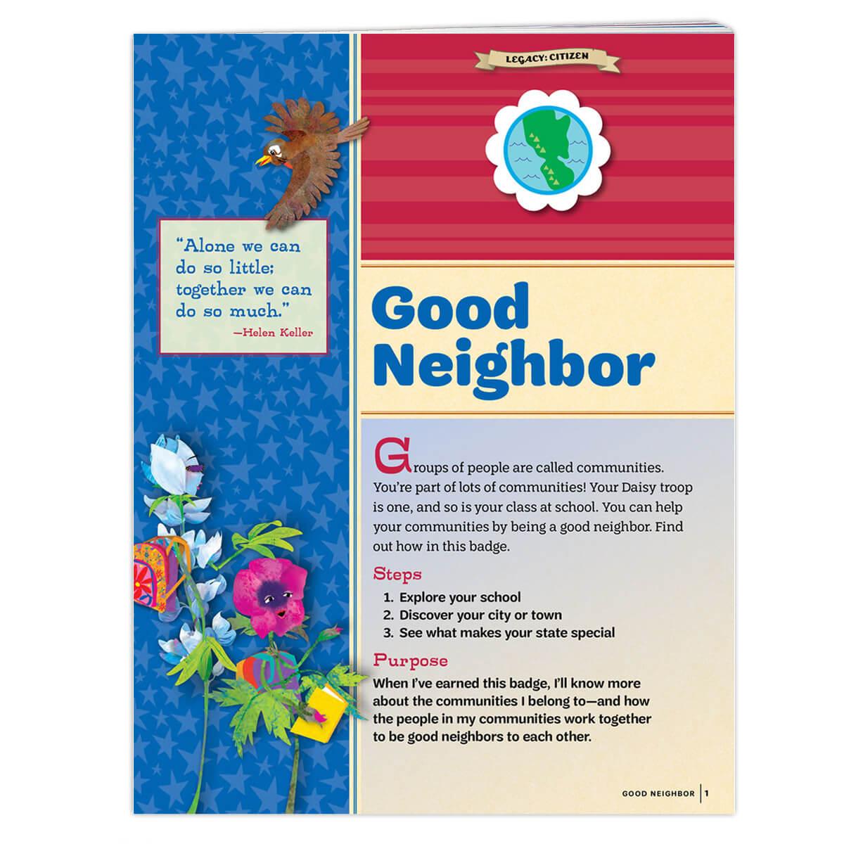 Daisy Good Neighbor Badge Requirements