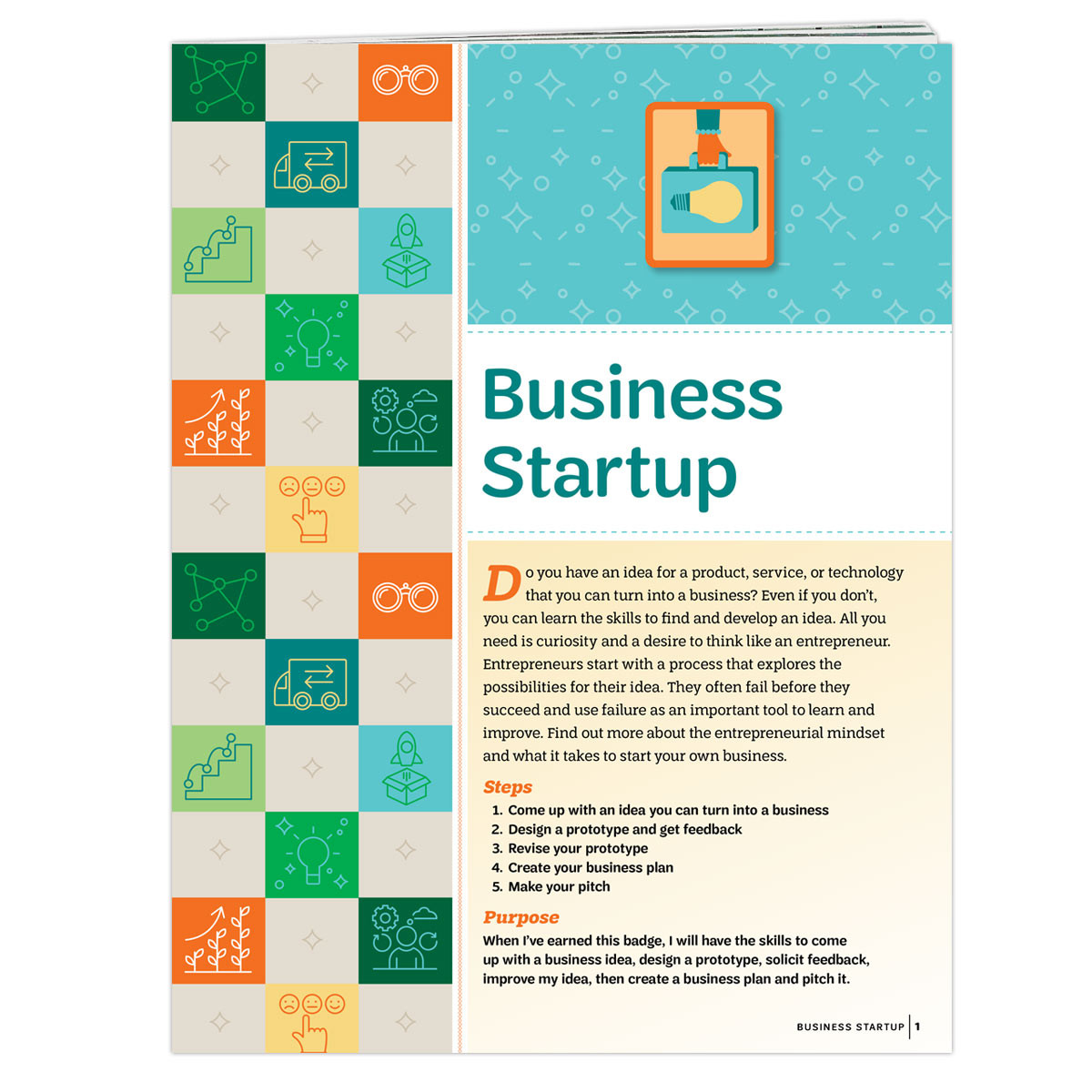 Business Startup Badge Requirements