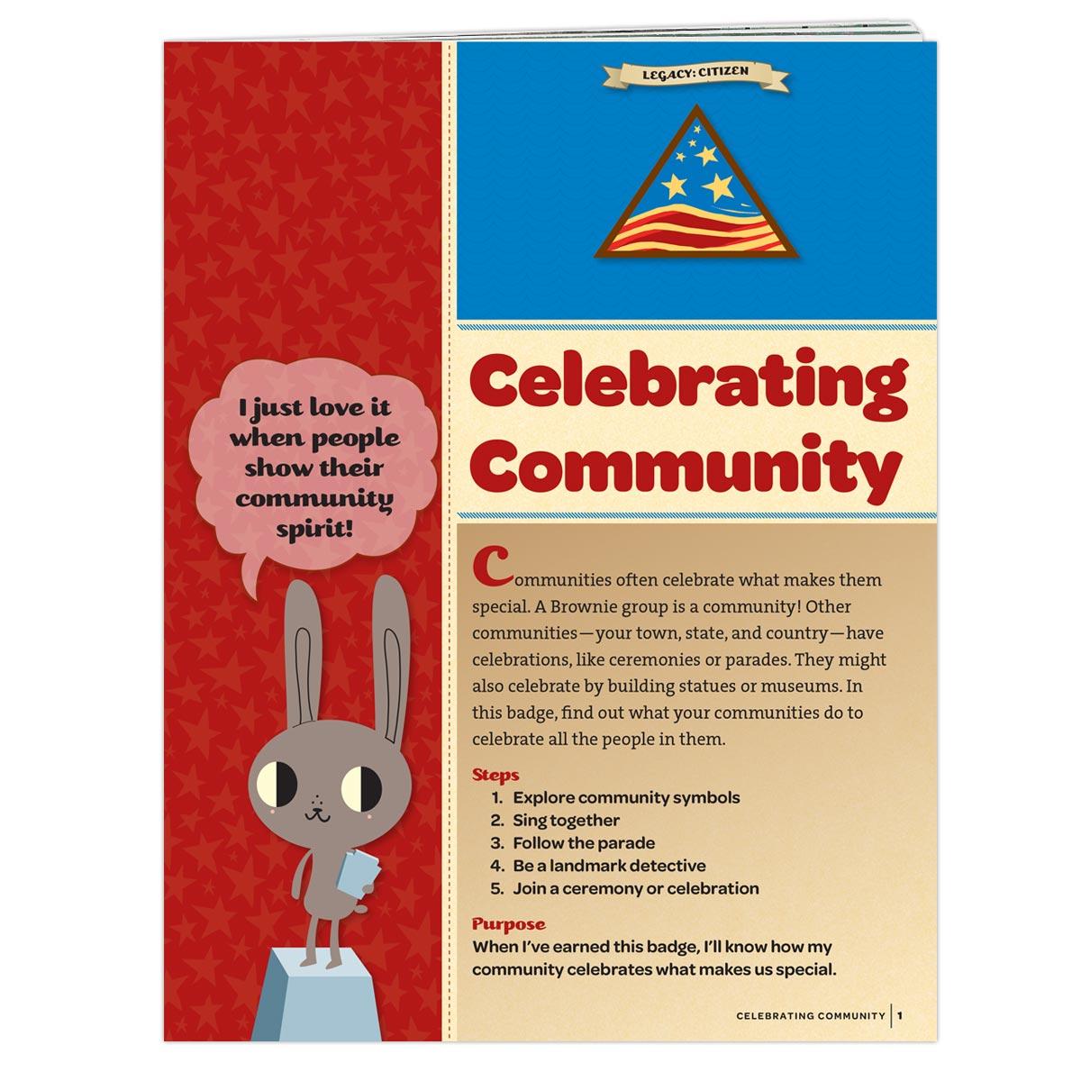 Celebrating Community Badge Requirements
