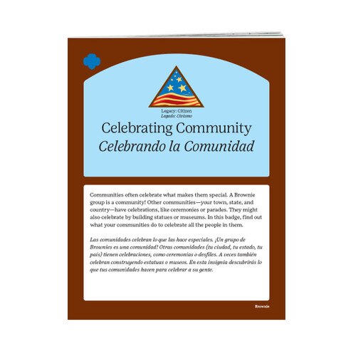 Brownie Celebrating Community